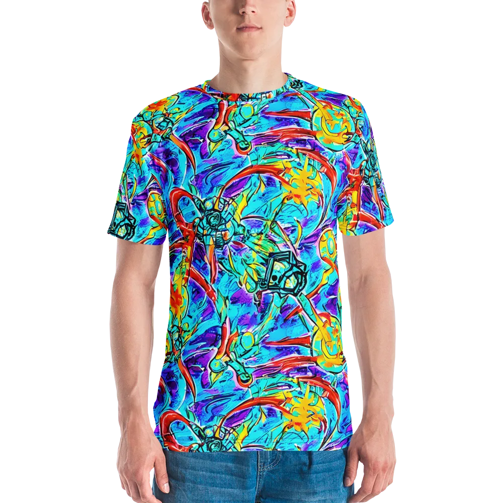 Solar Noise on Men's Crew Neck T-Shirt — Front