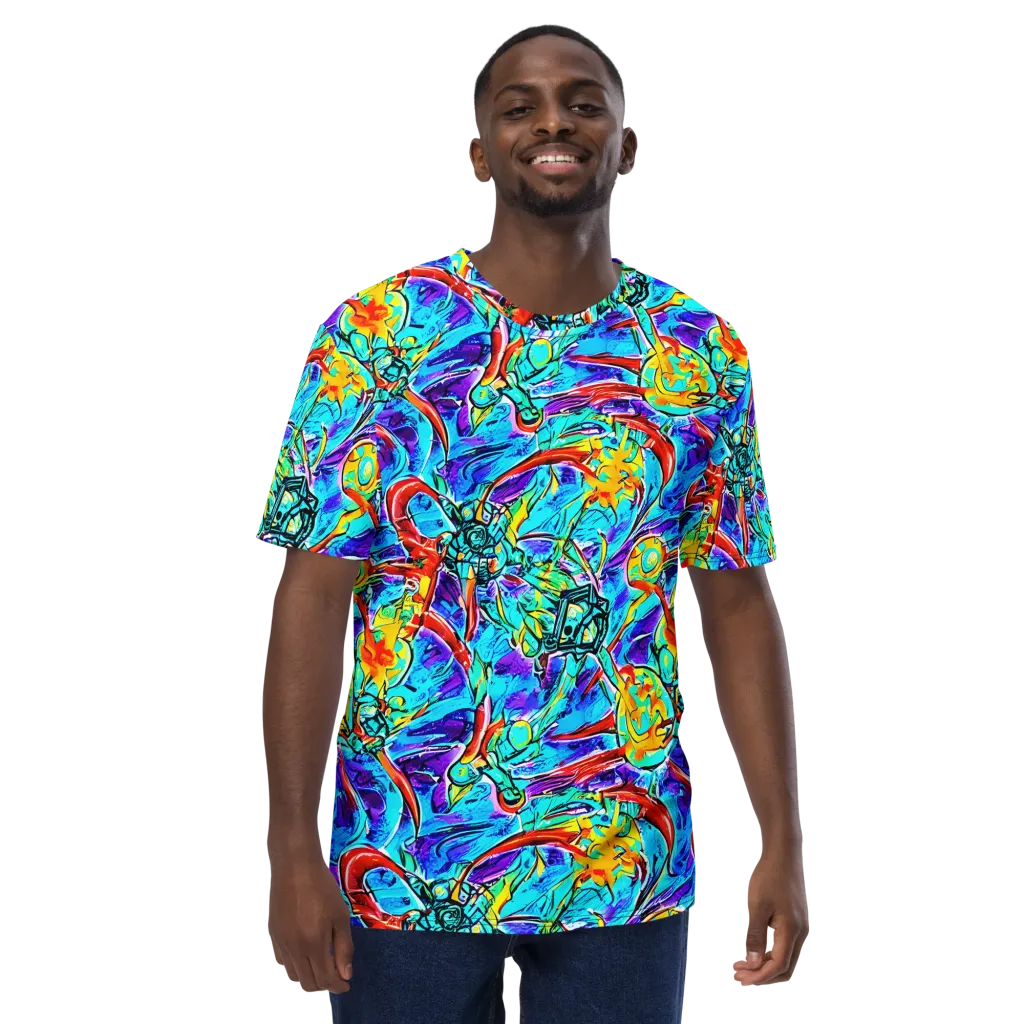 Solar Noise on Men's Crew Neck T-Shirt — Front