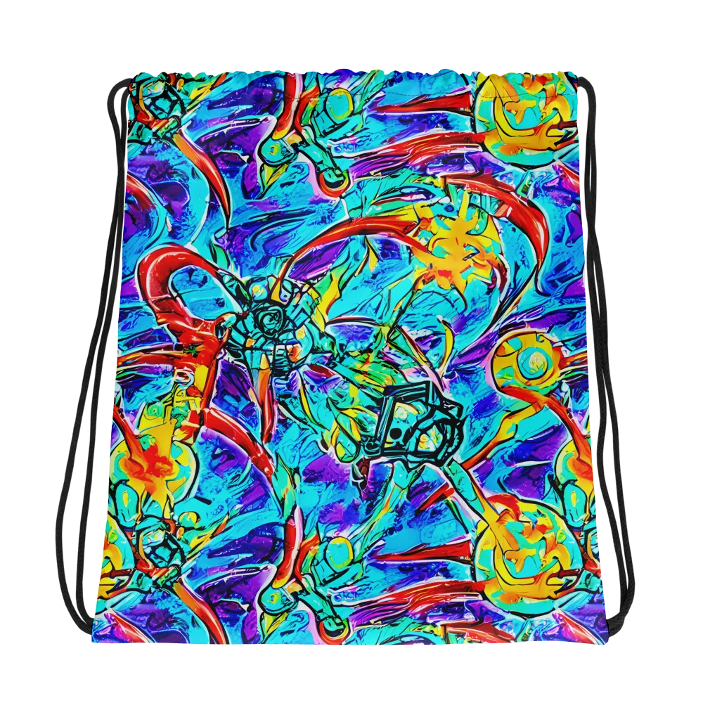 Solar Noise on Drawstring Bag — Photo