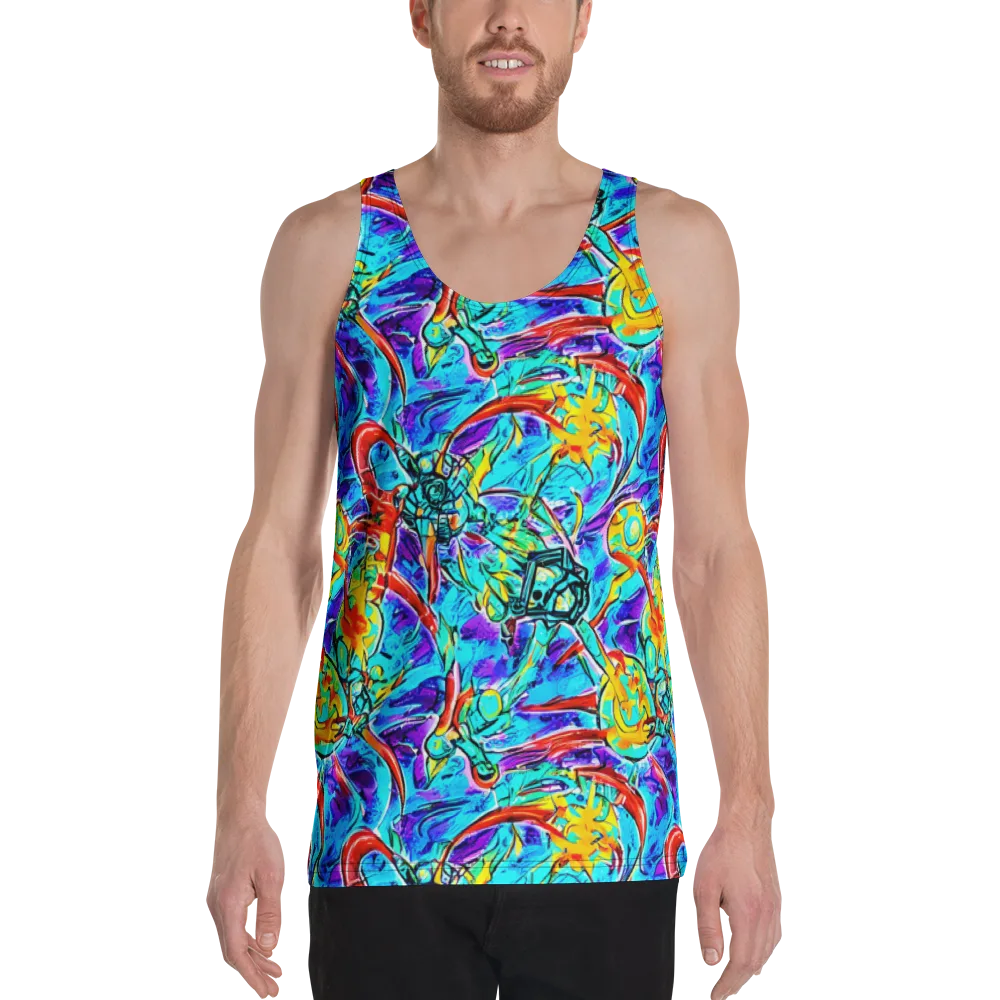 Solar Noise on Men's Tank Top — Front