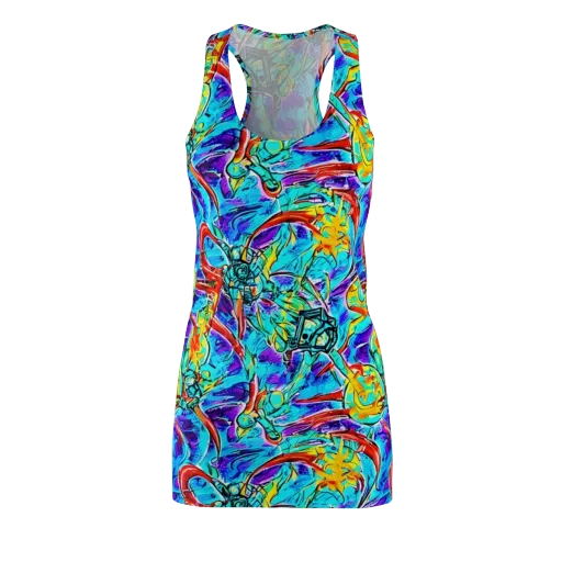 Solar Noise on a Racerback Dress