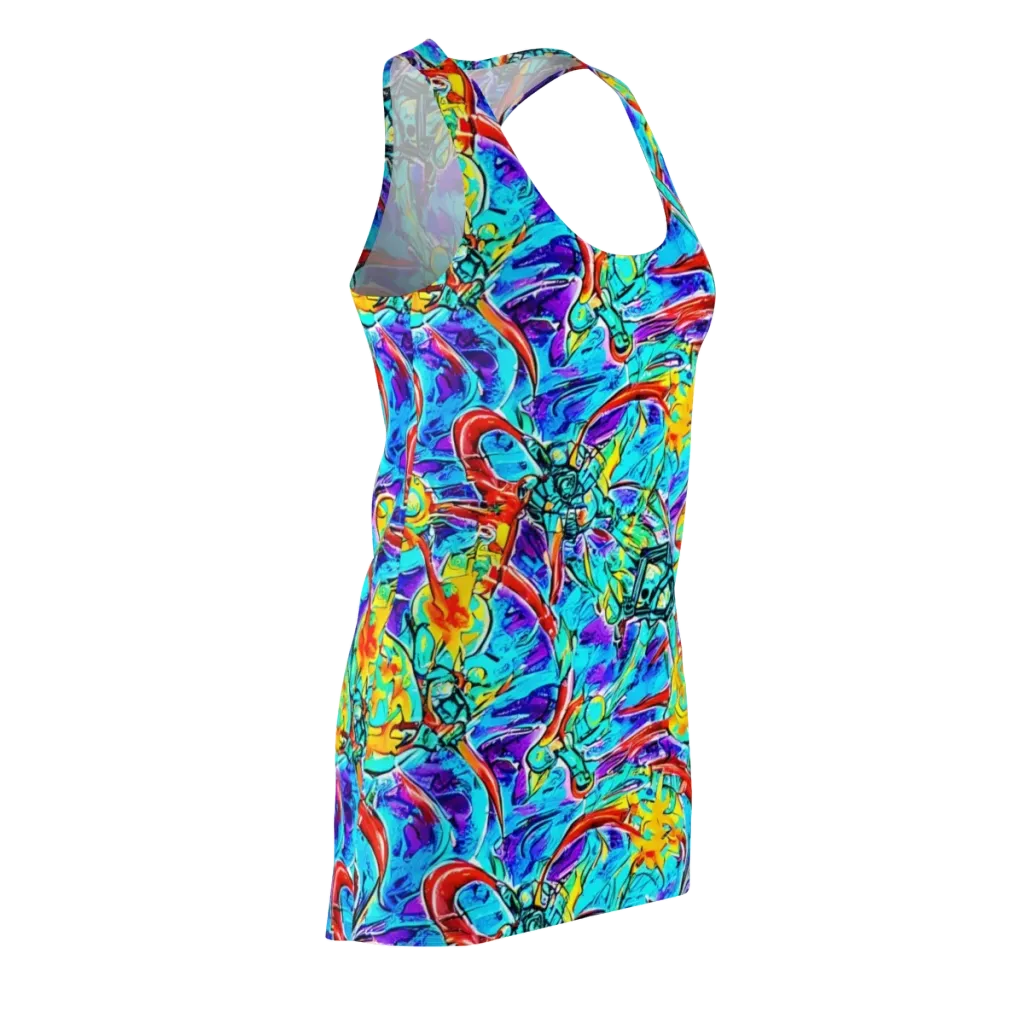 Solar Noise on Racerback Dress — Front Side