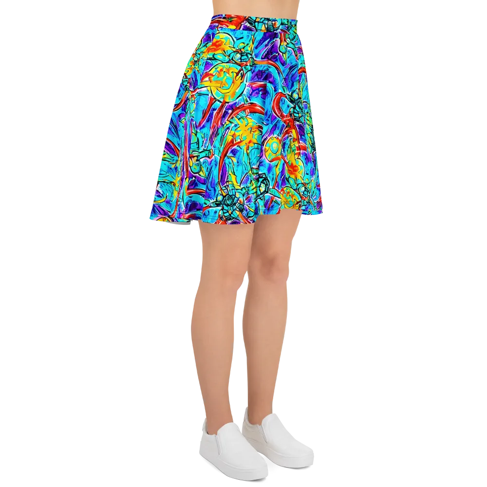 Solar Noise on Skater Skirt — Right