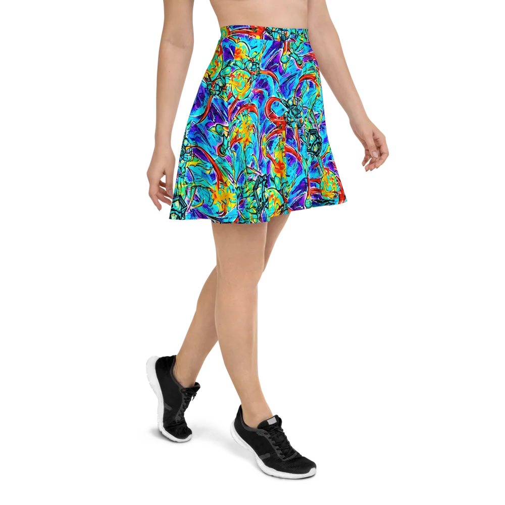 Solar Noise on Skater Skirt — Right