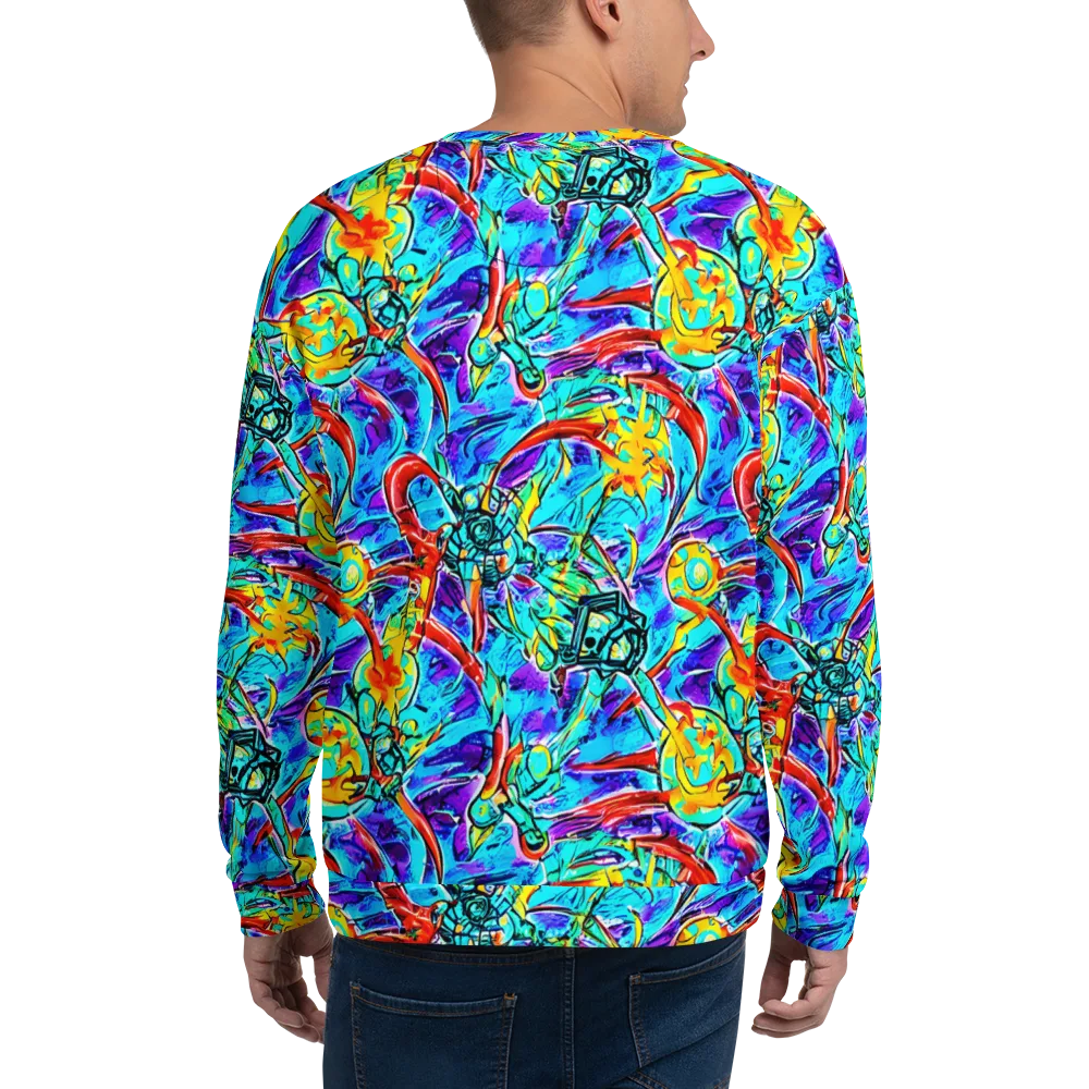 Solar Noise on Sweatshirt — Back