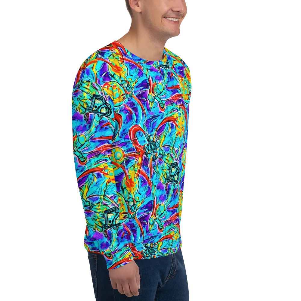 Solar Noise on Sweatshirt — Right Front