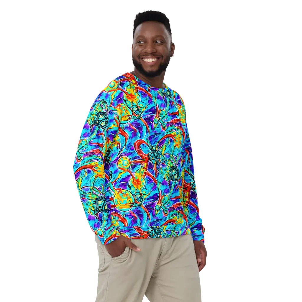 Solar Noise on Sweatshirt — Front