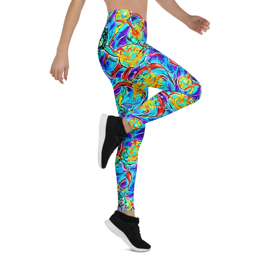 Solar Noise on Leggings — Right