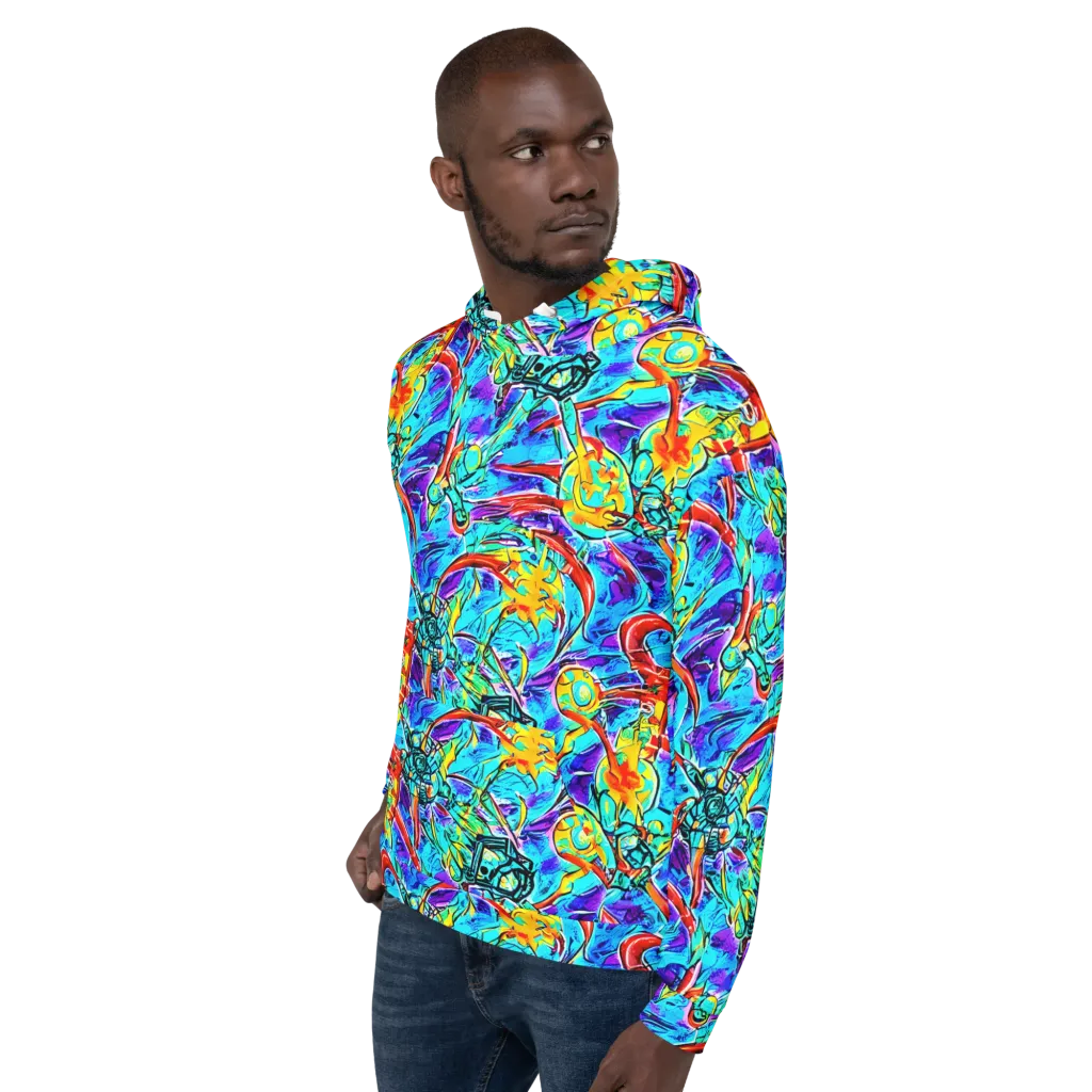 Solar Noise on Hoodie — Left