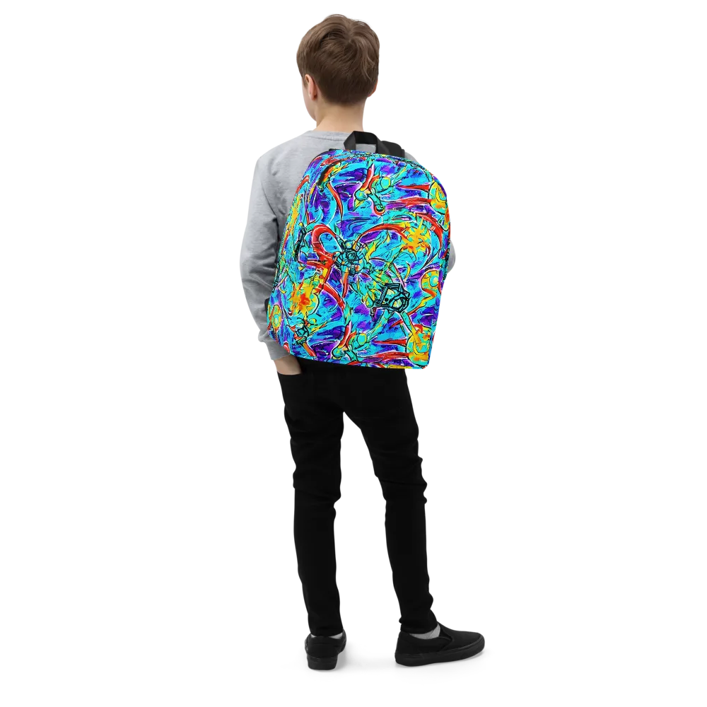 Solar Noise on Minimalist Backpack — Right Front