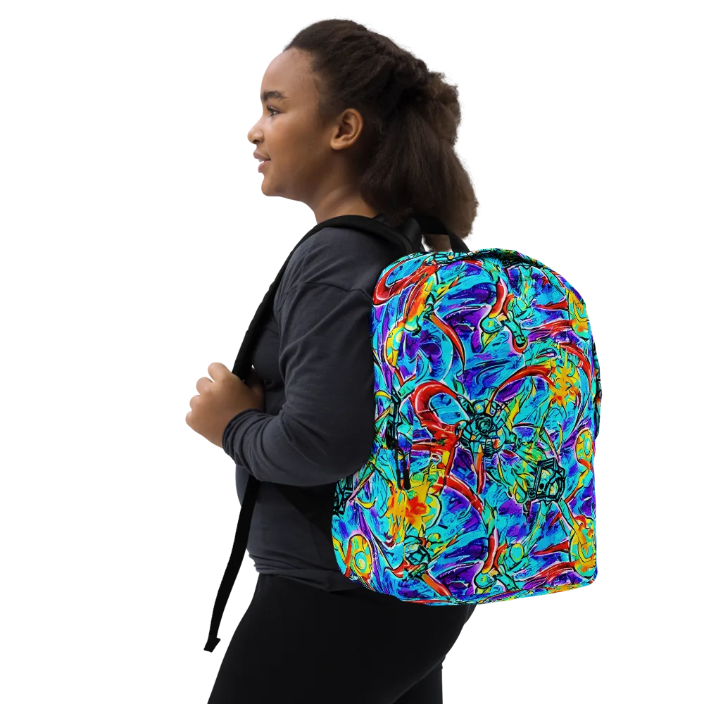 Solar Noise on Minimalist Backpack — Right Front