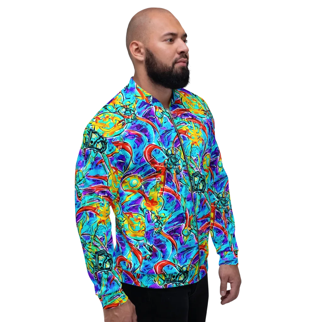 Solar Noise on Bomber Jacket — Right