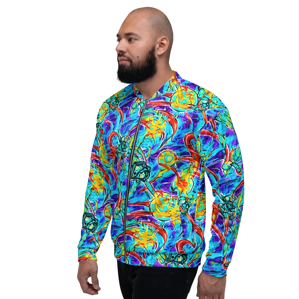 Solar Noise on Bomber Jacket — Left