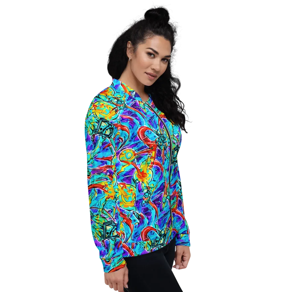 Solar Noise on Bomber Jacket — Right