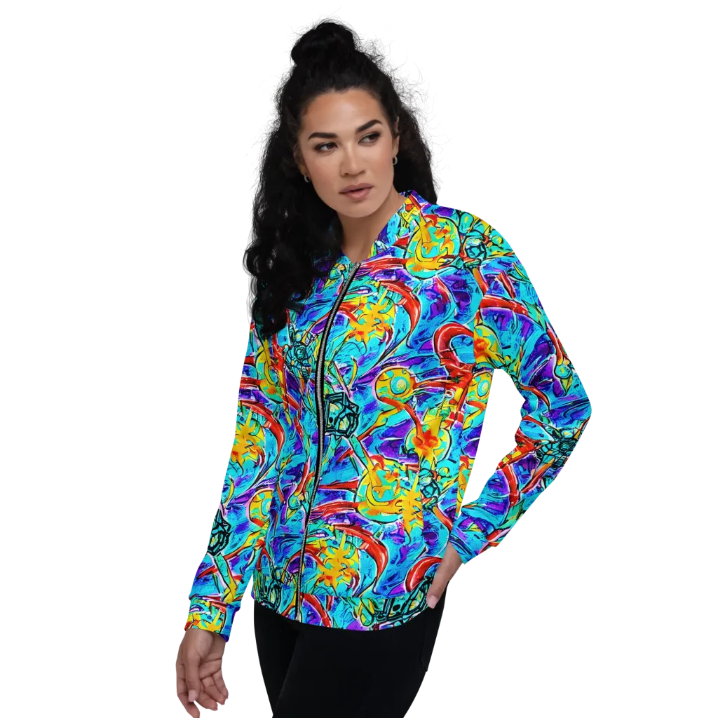 Solar Noise on Bomber Jacket — Left