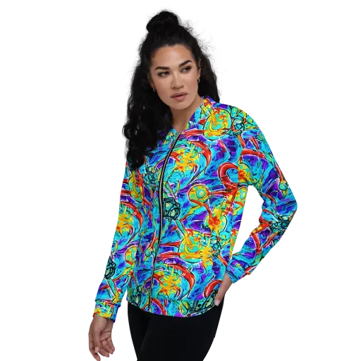 Solar Noise on a Bomber Jacket