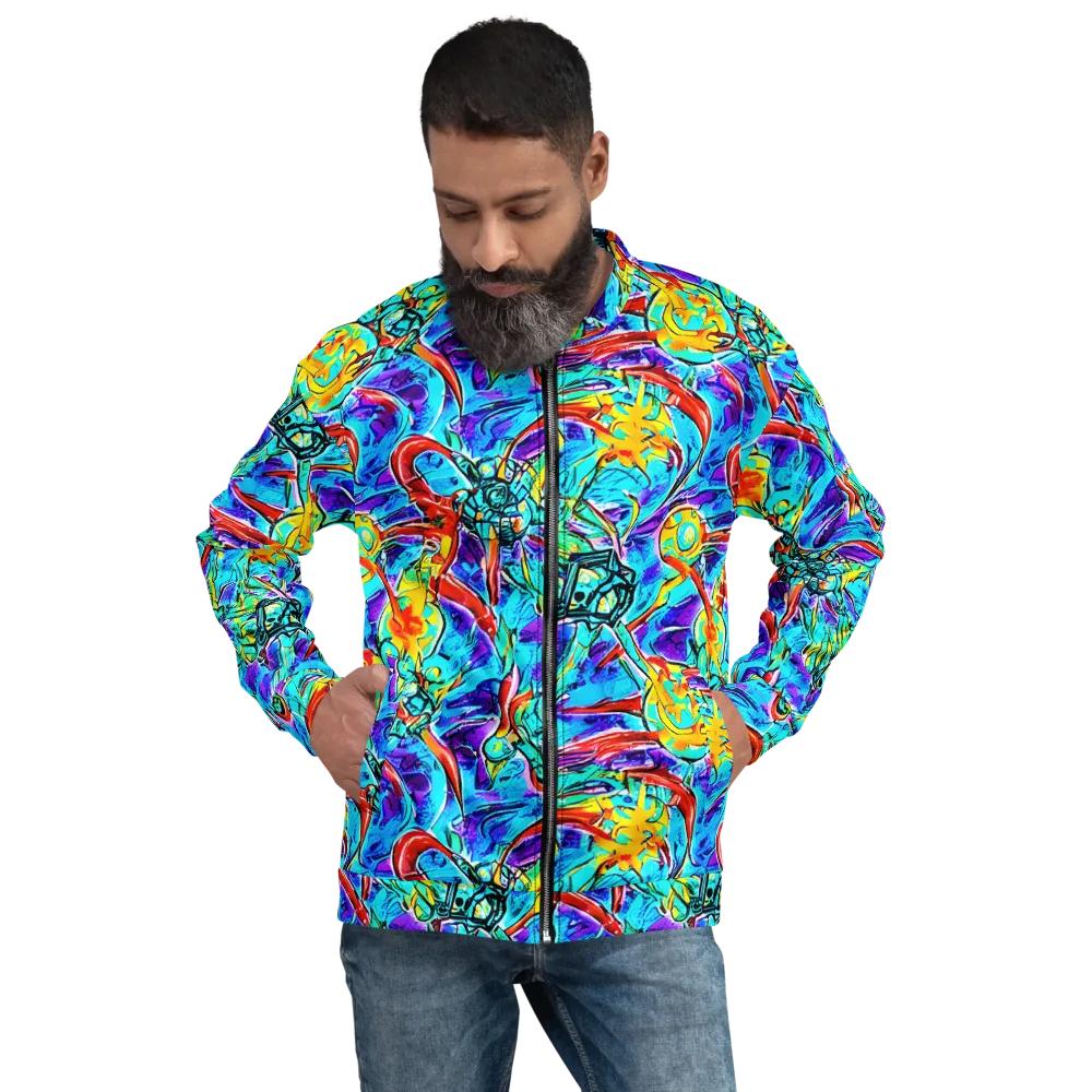 Solar Noise on Bomber Jacket — Front