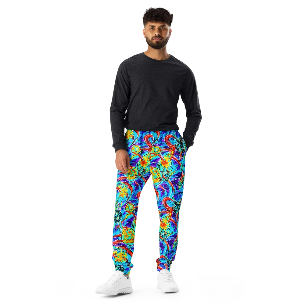 Solar Noise on Men's Joggers — Front