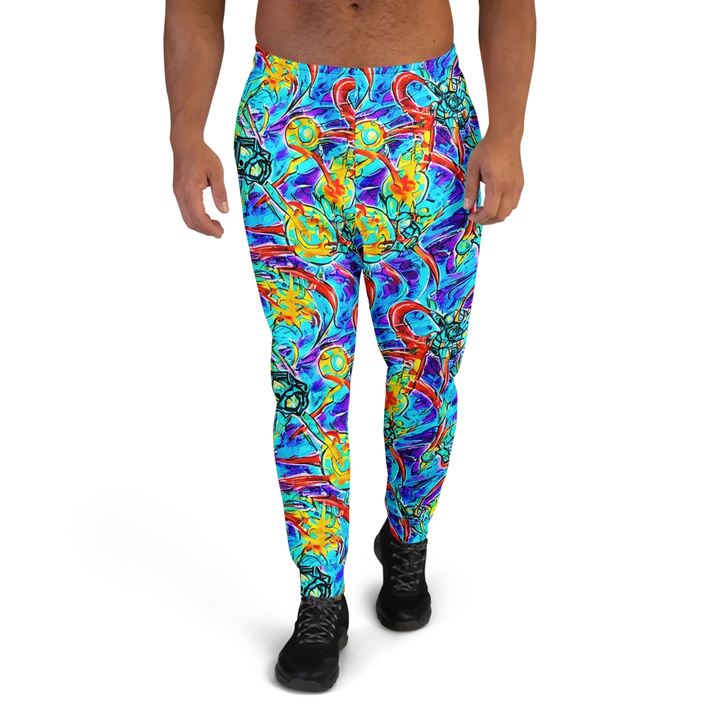 Solar Noise on Men's Joggers — Front