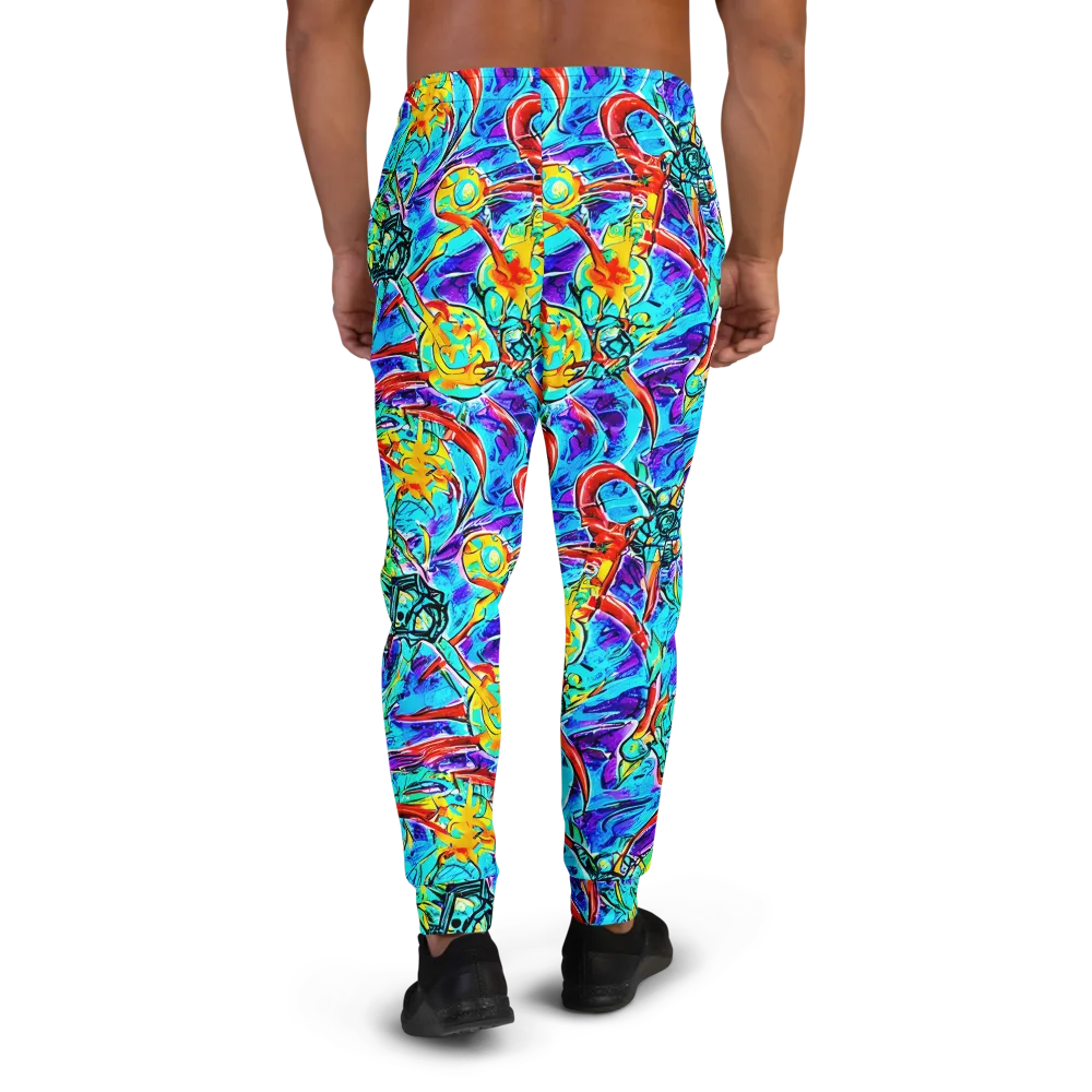 Solar Noise on Men's Joggers — Back