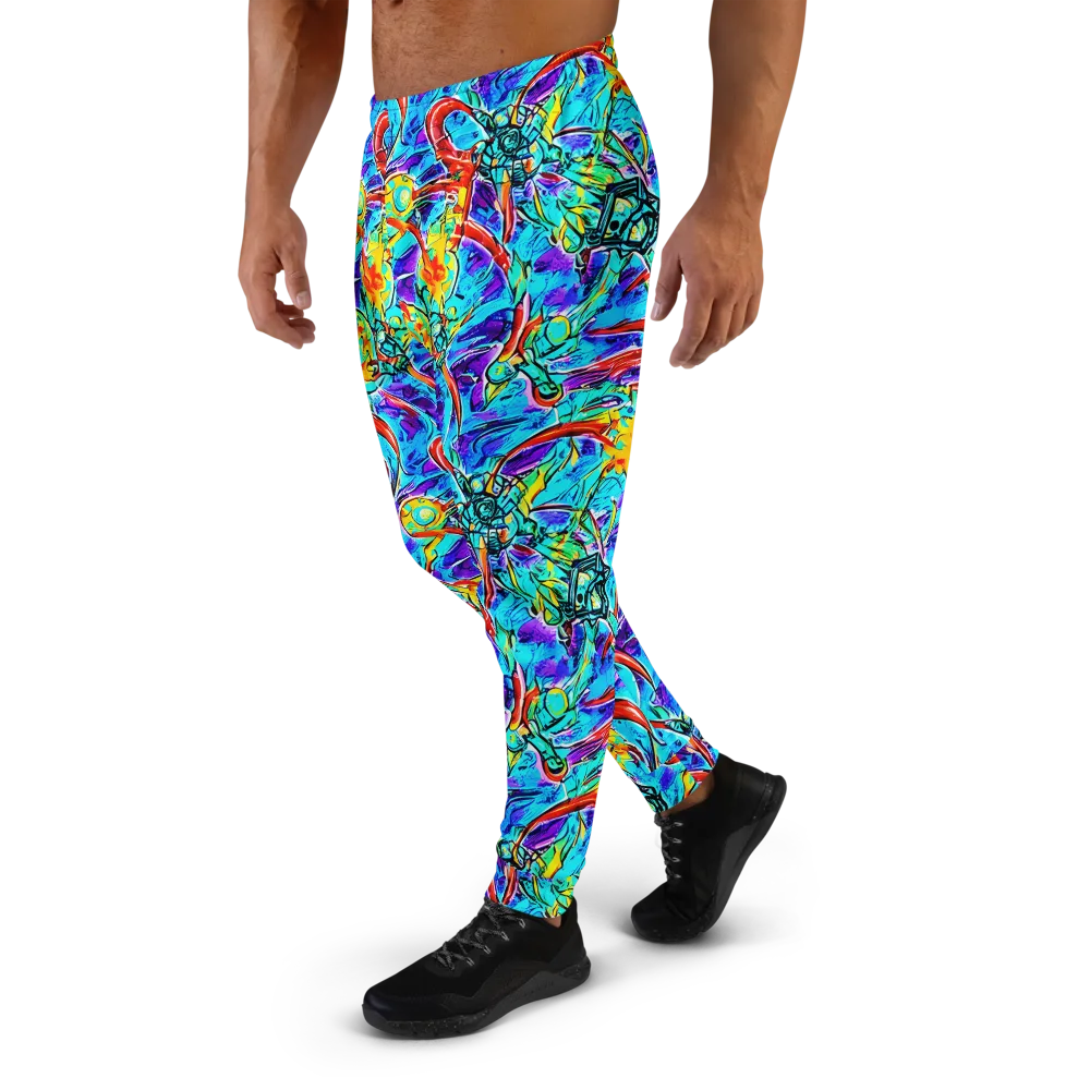 Solar Noise on Men's Joggers — Left