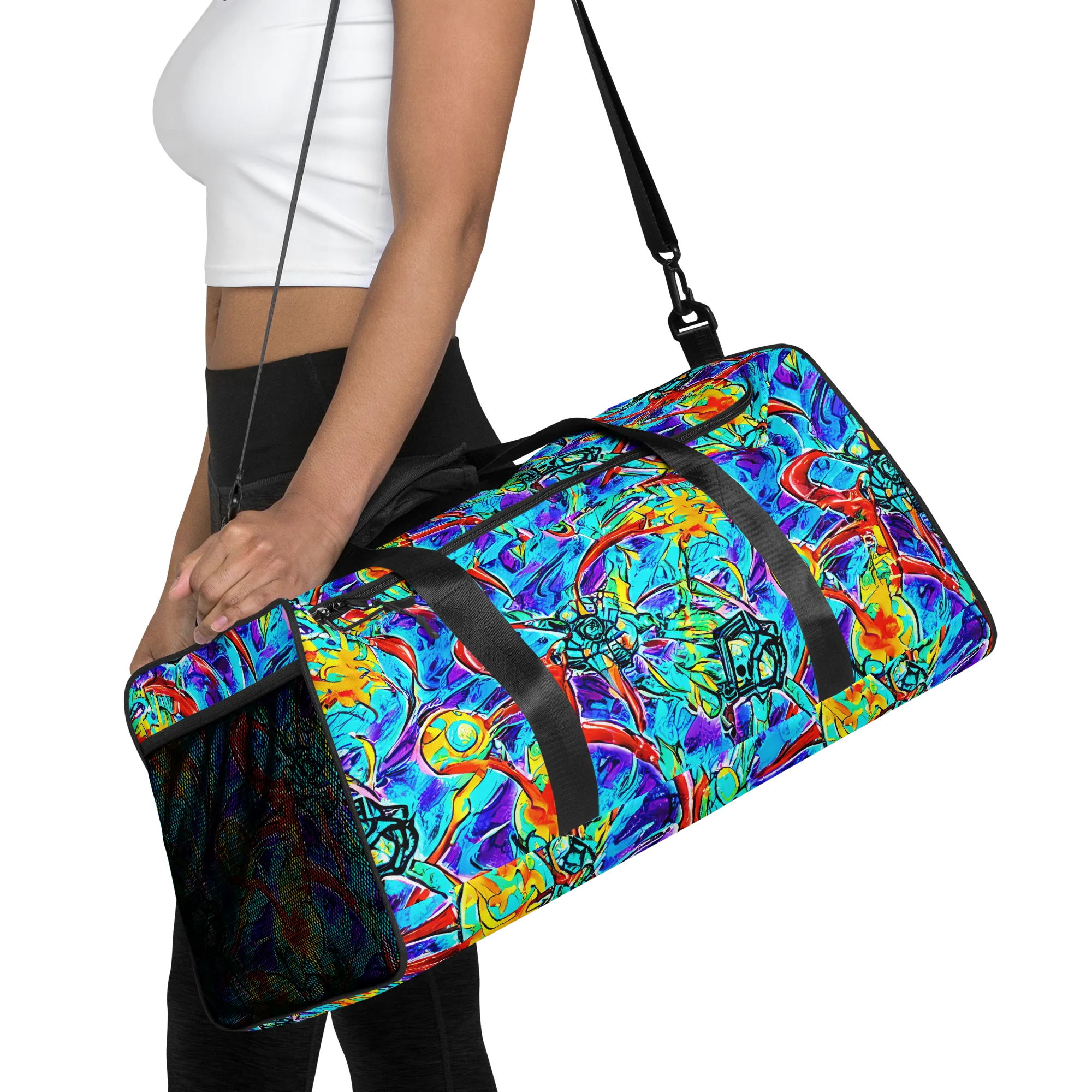 Solar Noise on Duffle Bag — Front