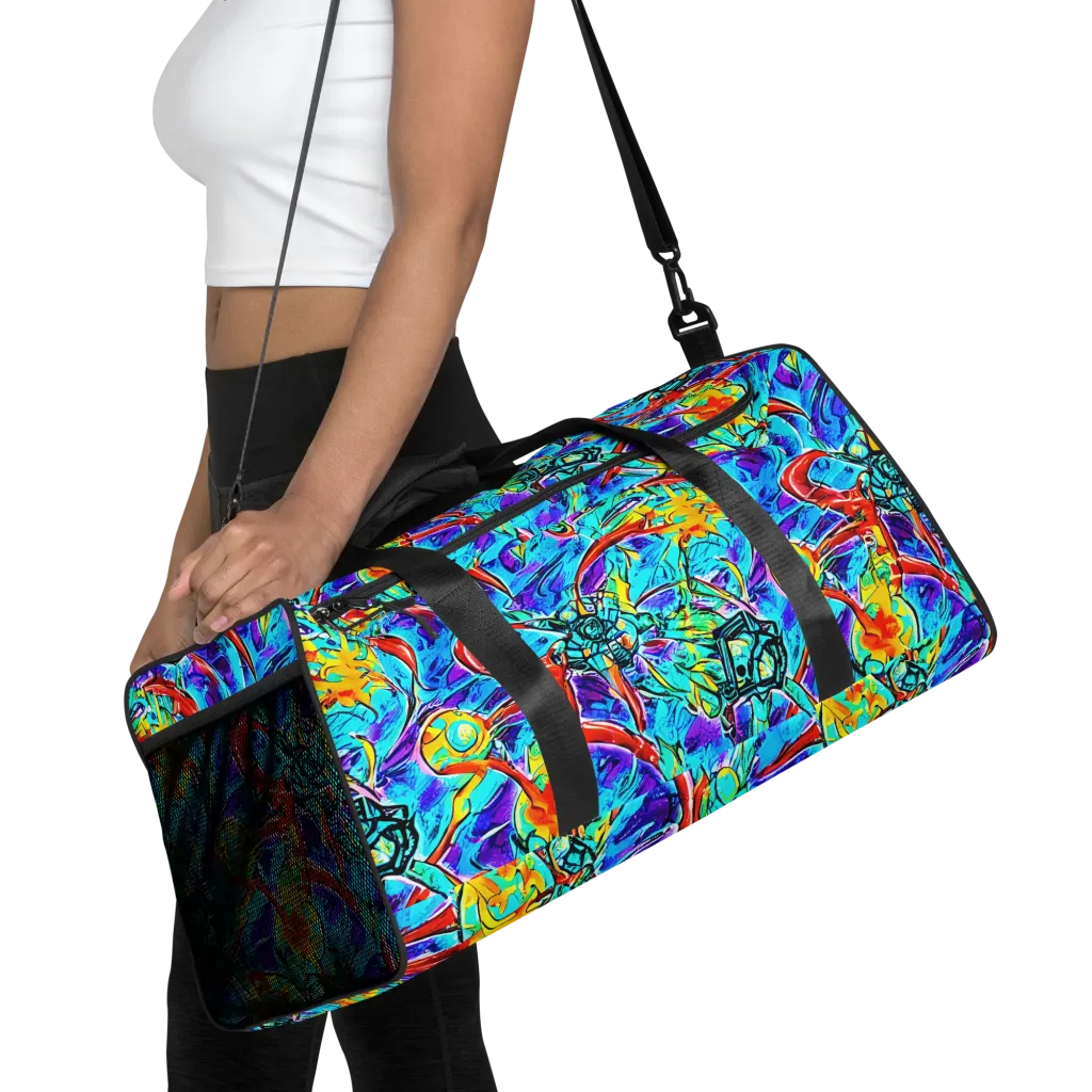 Solar Noise on Duffle Bag — Front