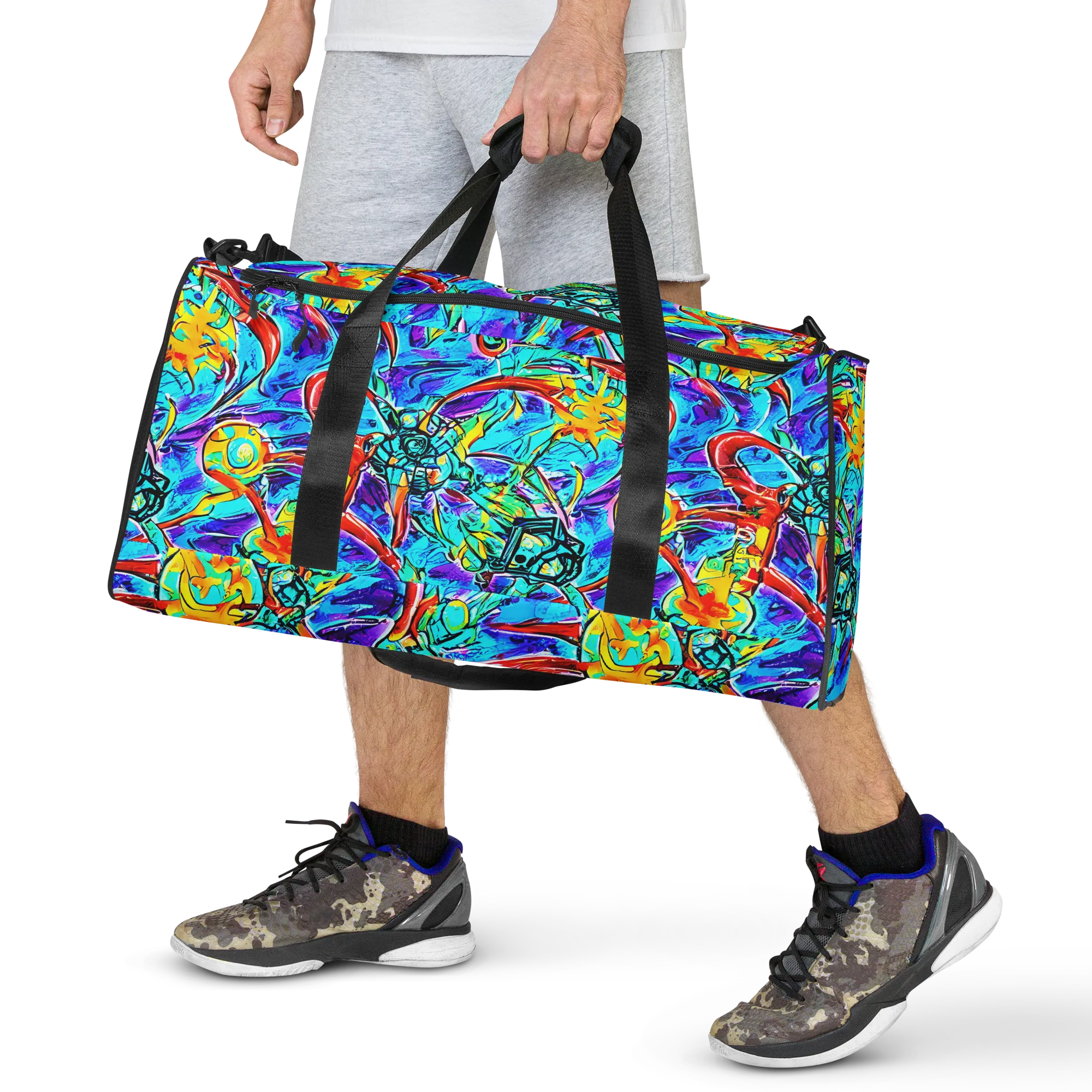 Solar Noise on Duffle Bag — Front