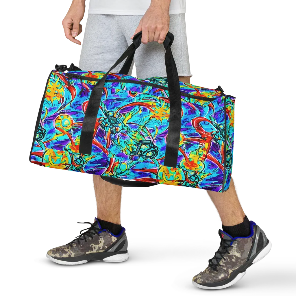 Solar Noise on Duffle Bag — Front
