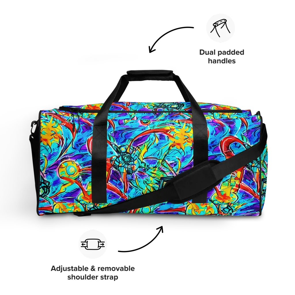 Solar Noise on Duffle Bag — Front