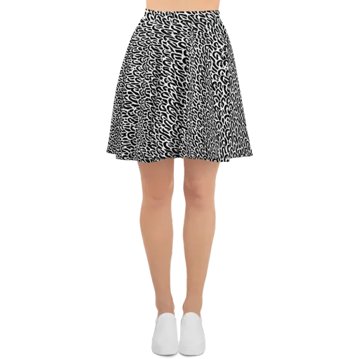 Noir Ribbons on a Skater Skirt
