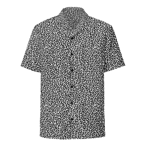 Noir Ribbons on a Button Shirt