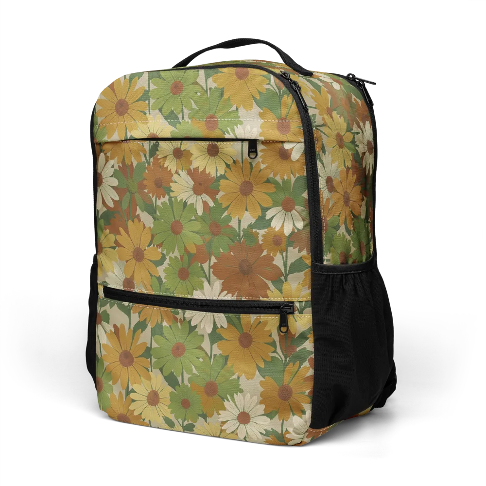 Harvest Bloom on Utility Backpack — Left Front