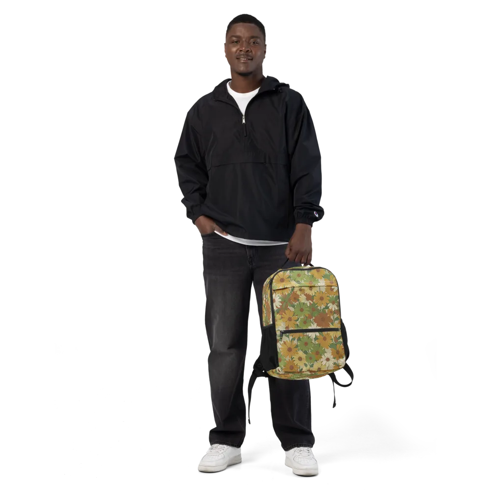 Harvest Bloom on Utility Backpack — Front