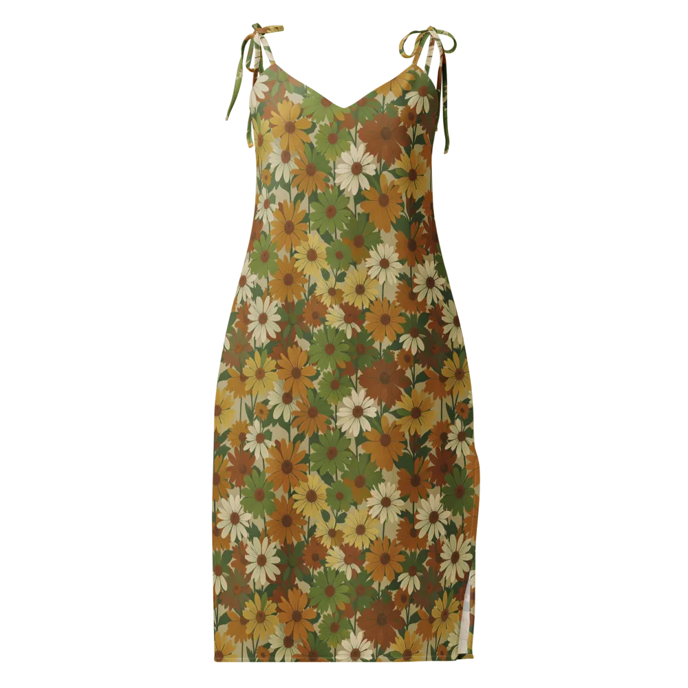 Harvest Bloom on Slip Dress — Front