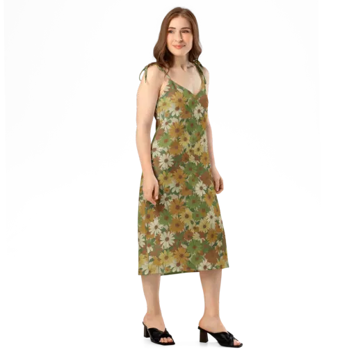 Harvest Bloom on a Slip Dress