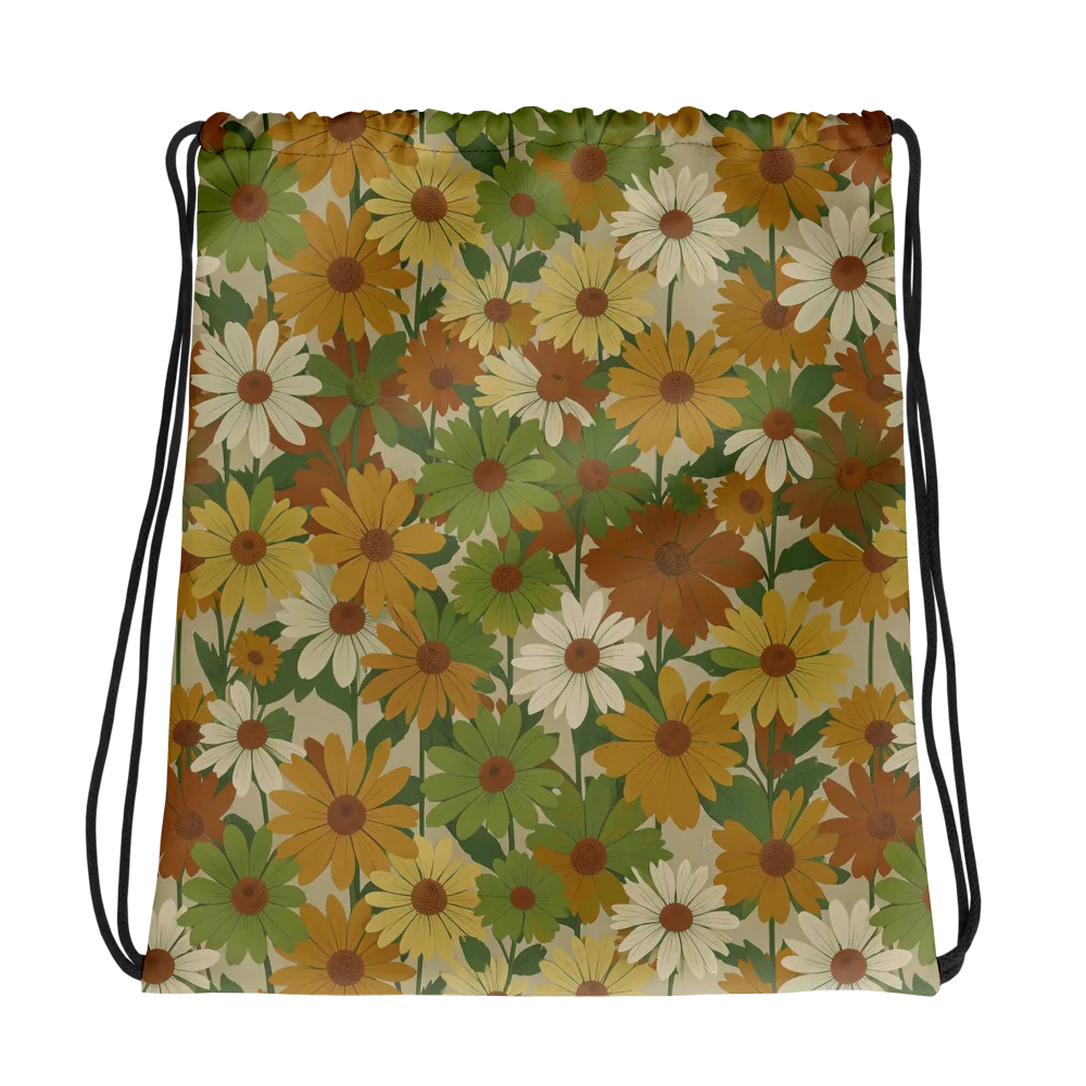 Harvest Bloom on Drawstring Bag — Photo