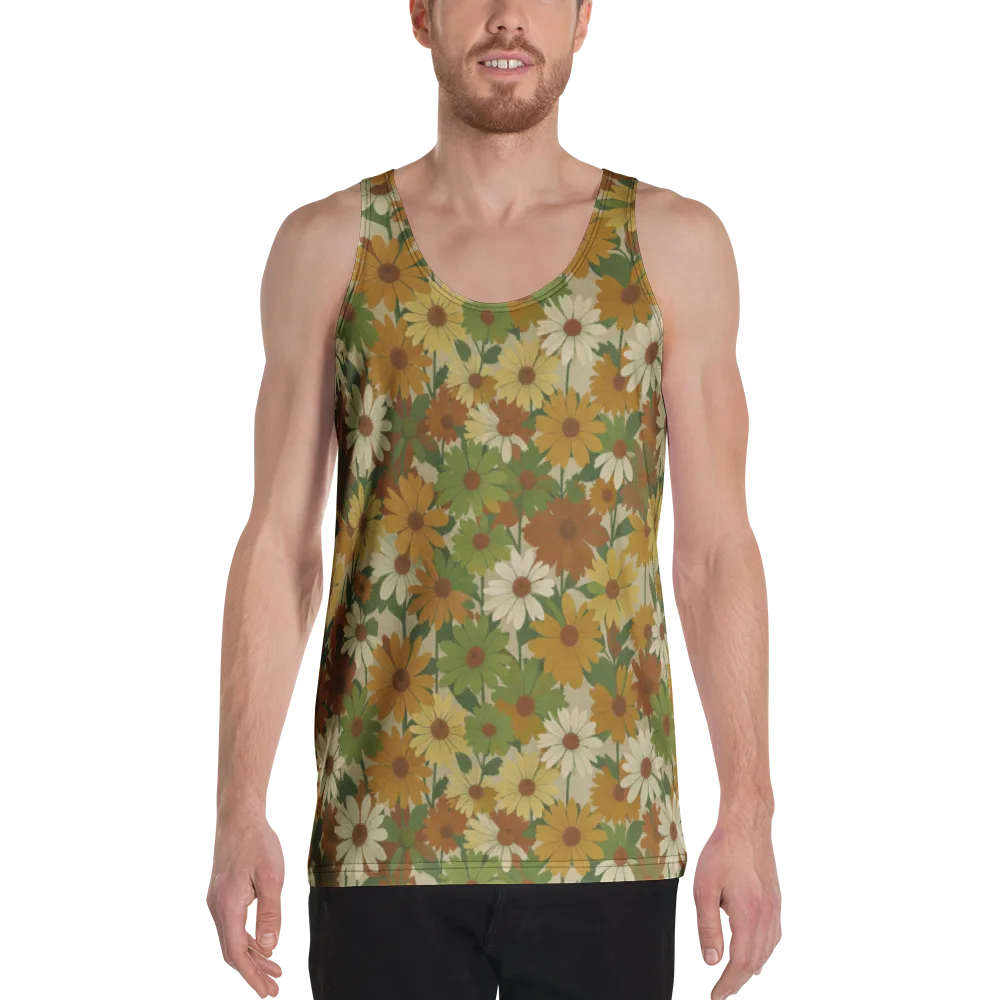 Harvest Bloom on Men's Tank Top — Front