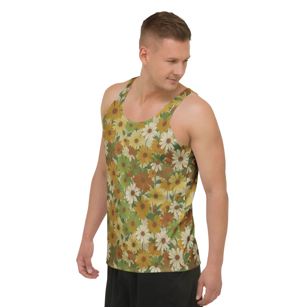 Harvest Bloom on Men's Tank Top — Left Front