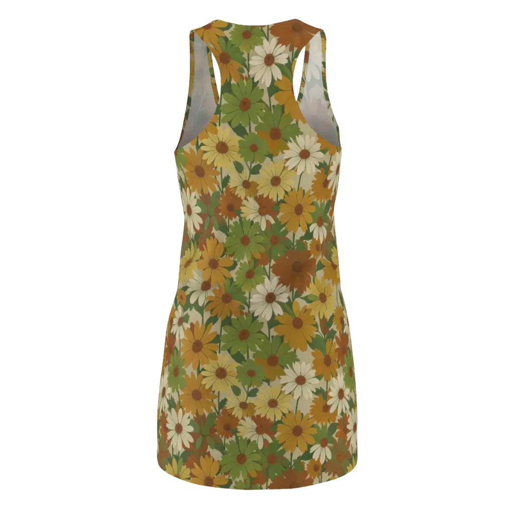 Harvest Bloom on Racerback Dress — Back