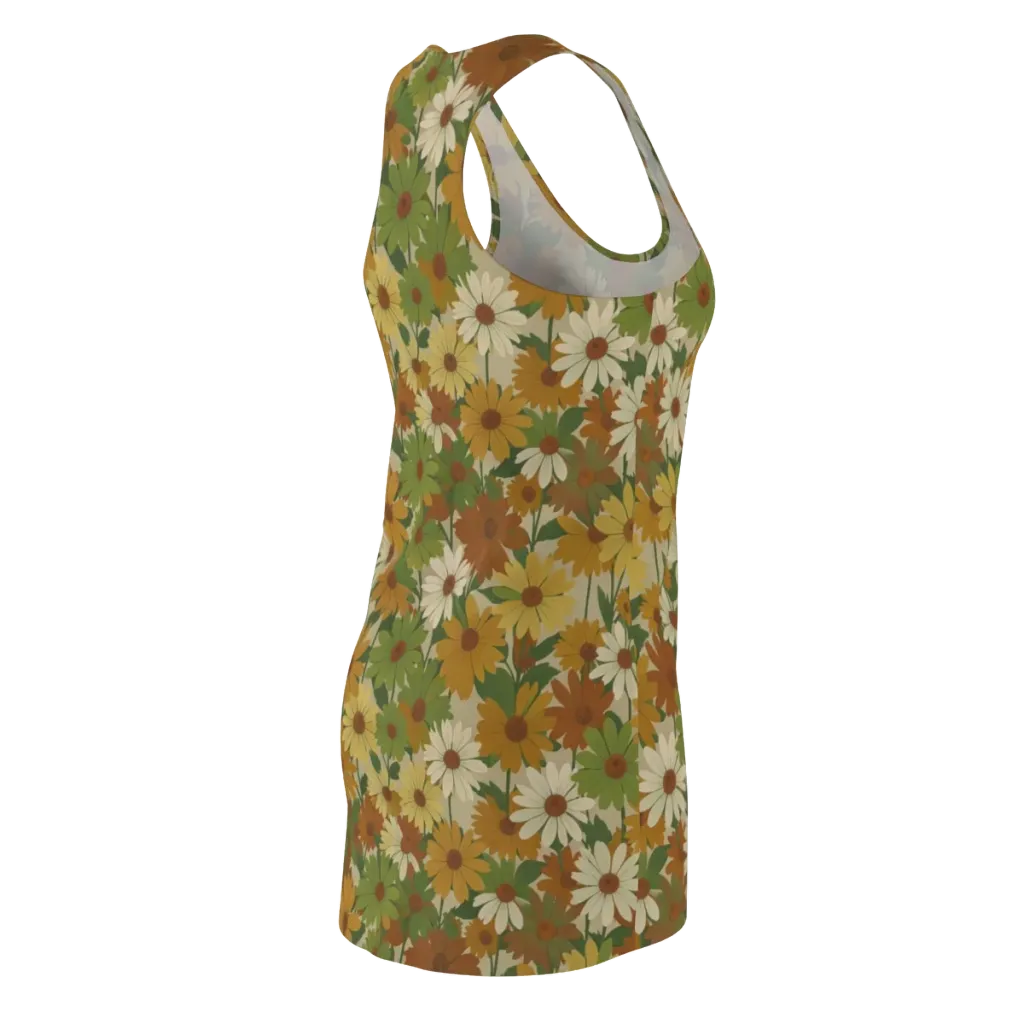 Harvest Bloom on Racerback Dress — Back Side