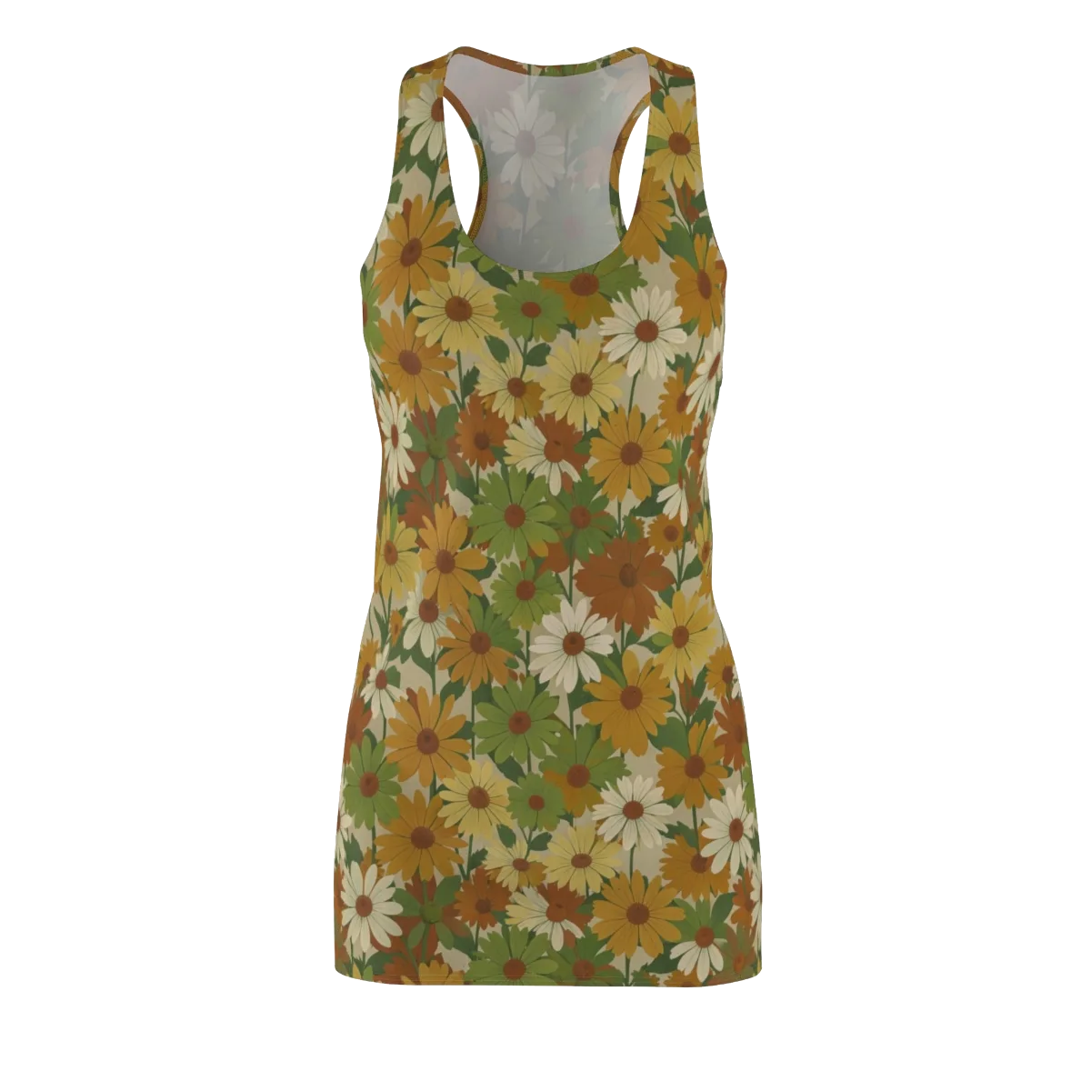 Harvest Bloom on Racerback Dress — Front