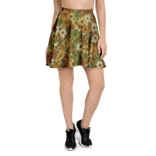 Harvest Bloom on a Skater Skirt