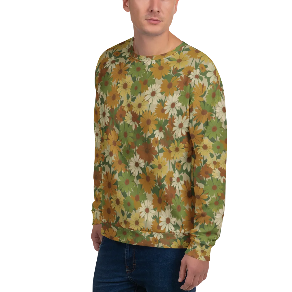 Harvest Bloom on Sweatshirt — Left Front