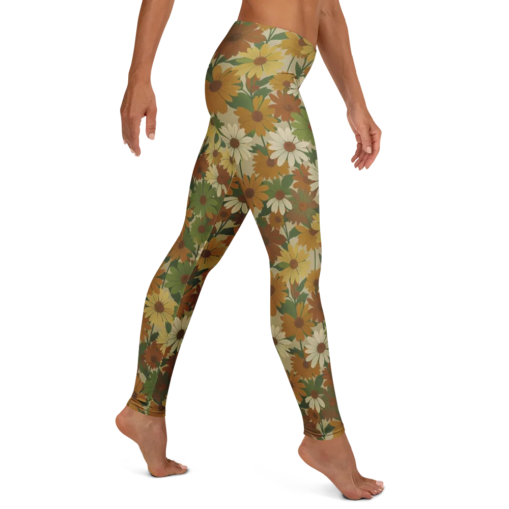 Harvest Bloom on Leggings — Right