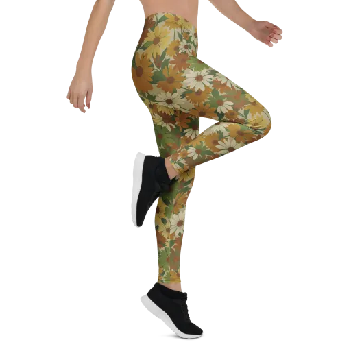 Harvest Bloom on a Leggings