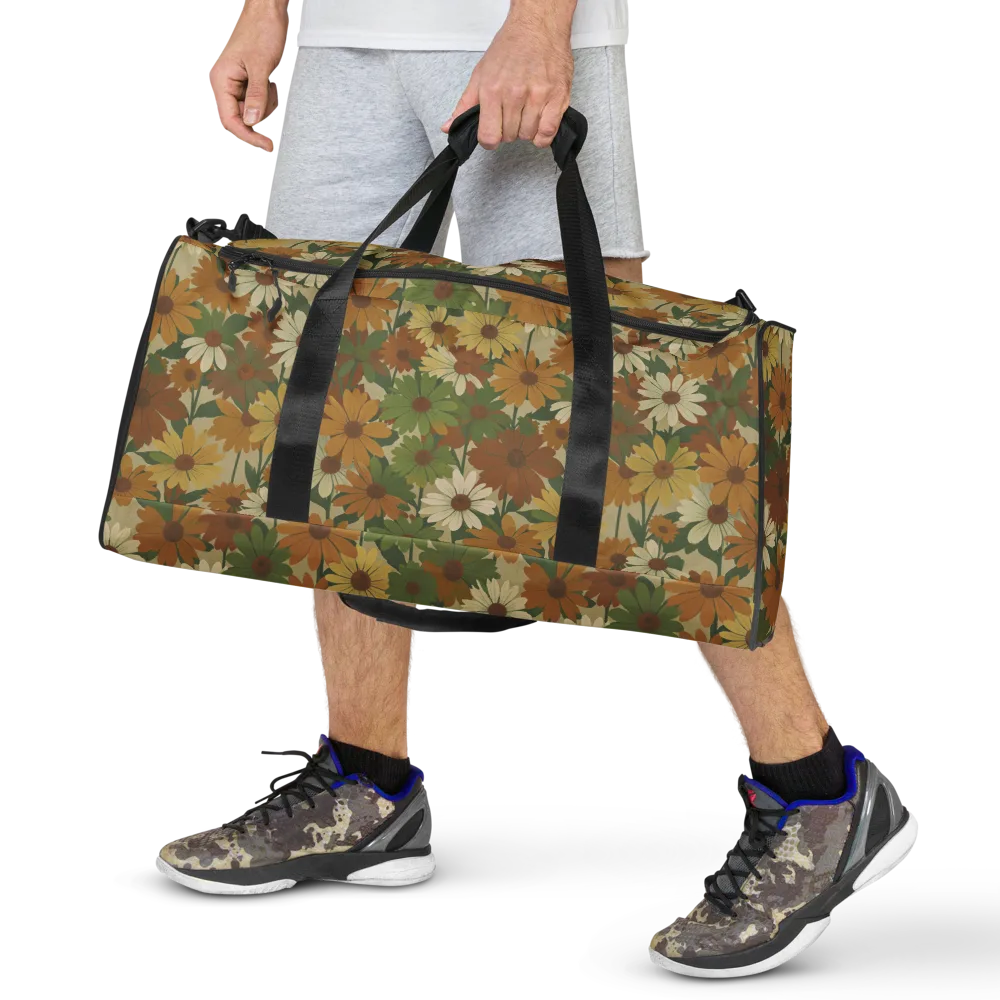 Harvest Bloom on Duffle Bag — Front