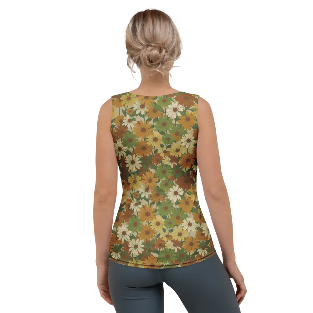 Harvest Bloom on Women's Tank Top — Back