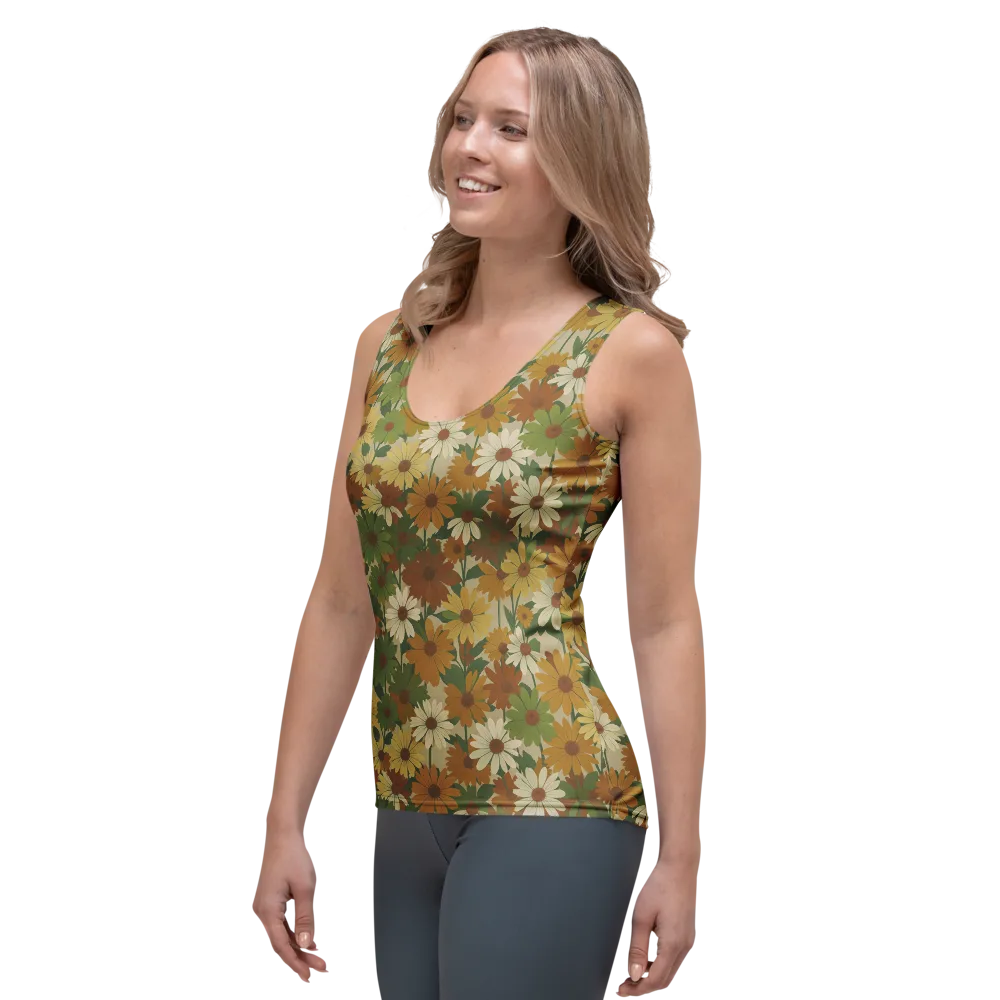 Harvest Bloom on Women's Tank Top — Left Front