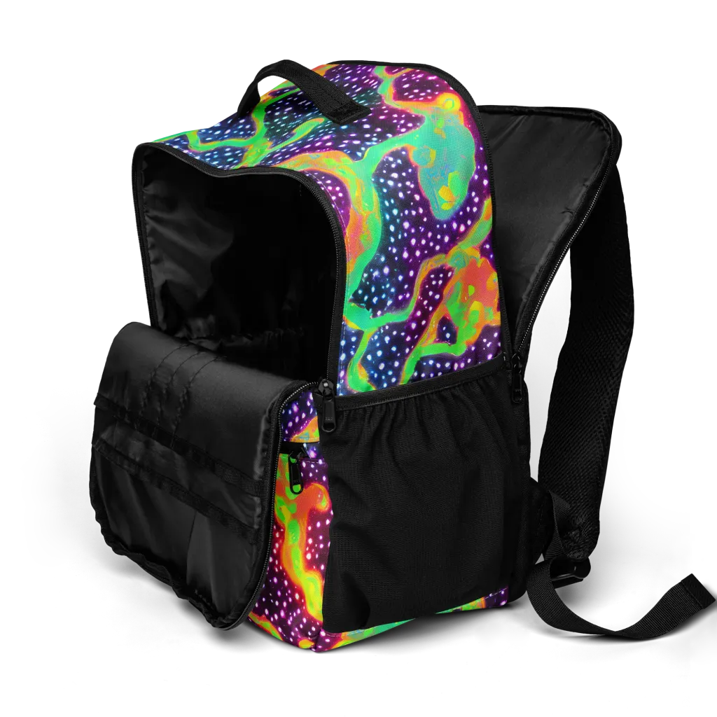 Luminous Lava on Utility Backpack — Product details 2